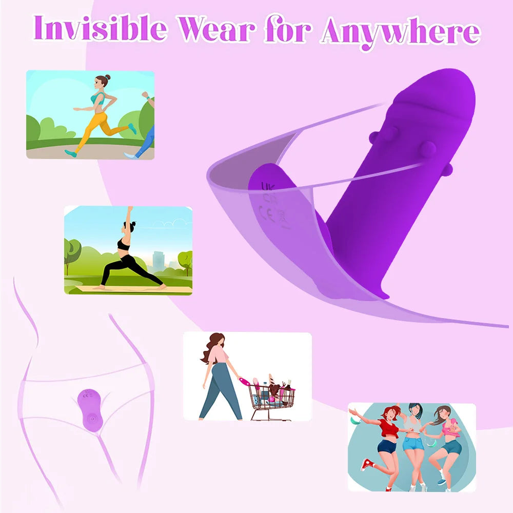 APP-Control Wearable Panty Vibrator – G-Spot & Clit Stimulator