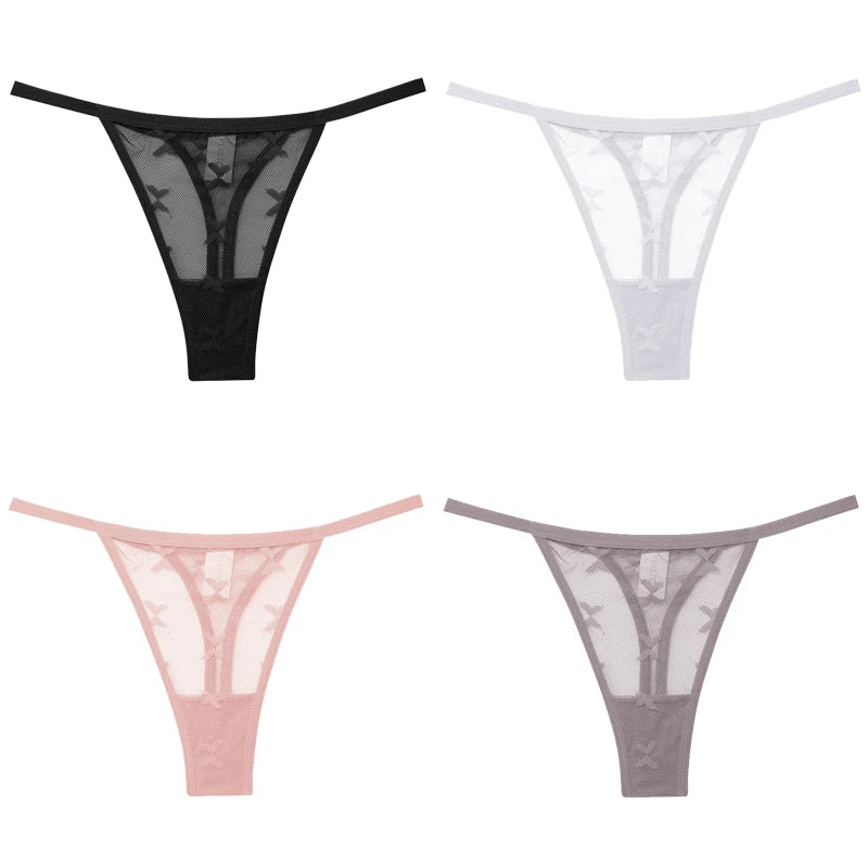 4-Pack Lace G-String Panties
