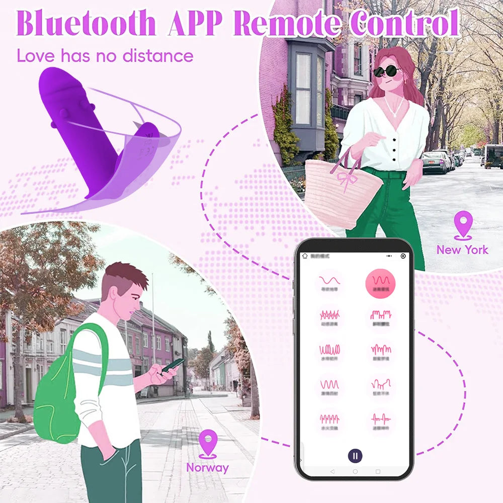 APP-Control Wearable Panty Vibrator – G-Spot & Clit Stimulator