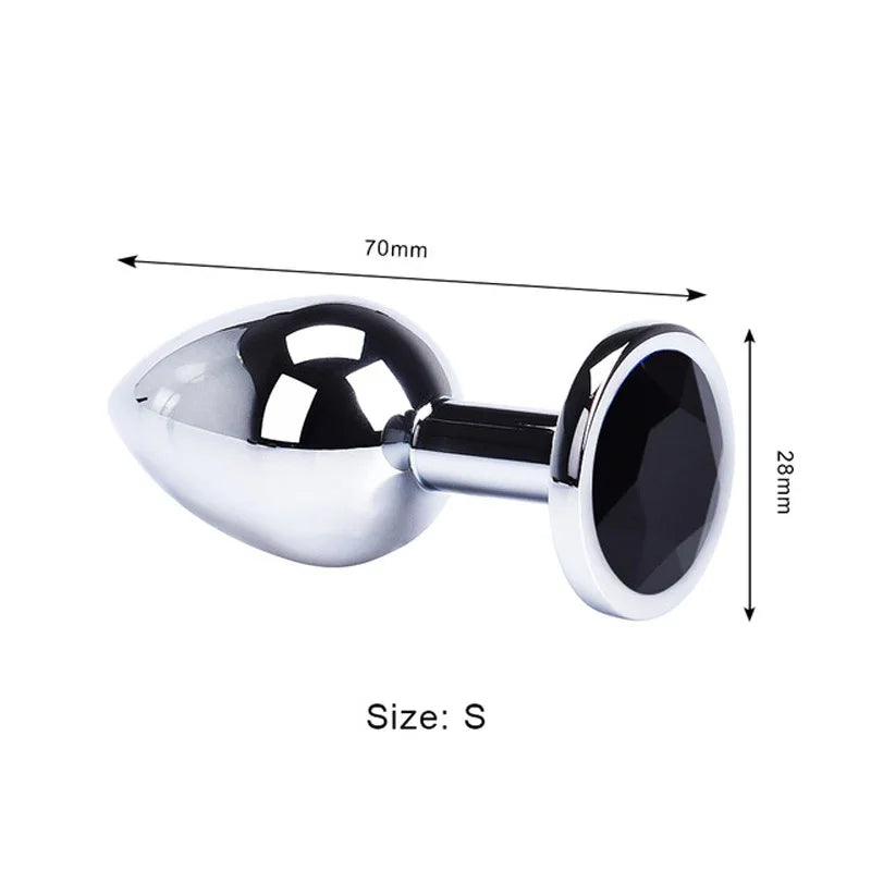 Stainless Steel Anal Plug – Premium Metal Adult Toy