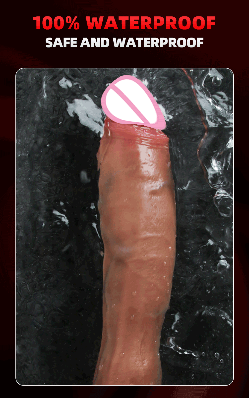 Remote Telescopic Heating Vibrator – Realistic Pleasure Dildo Wand