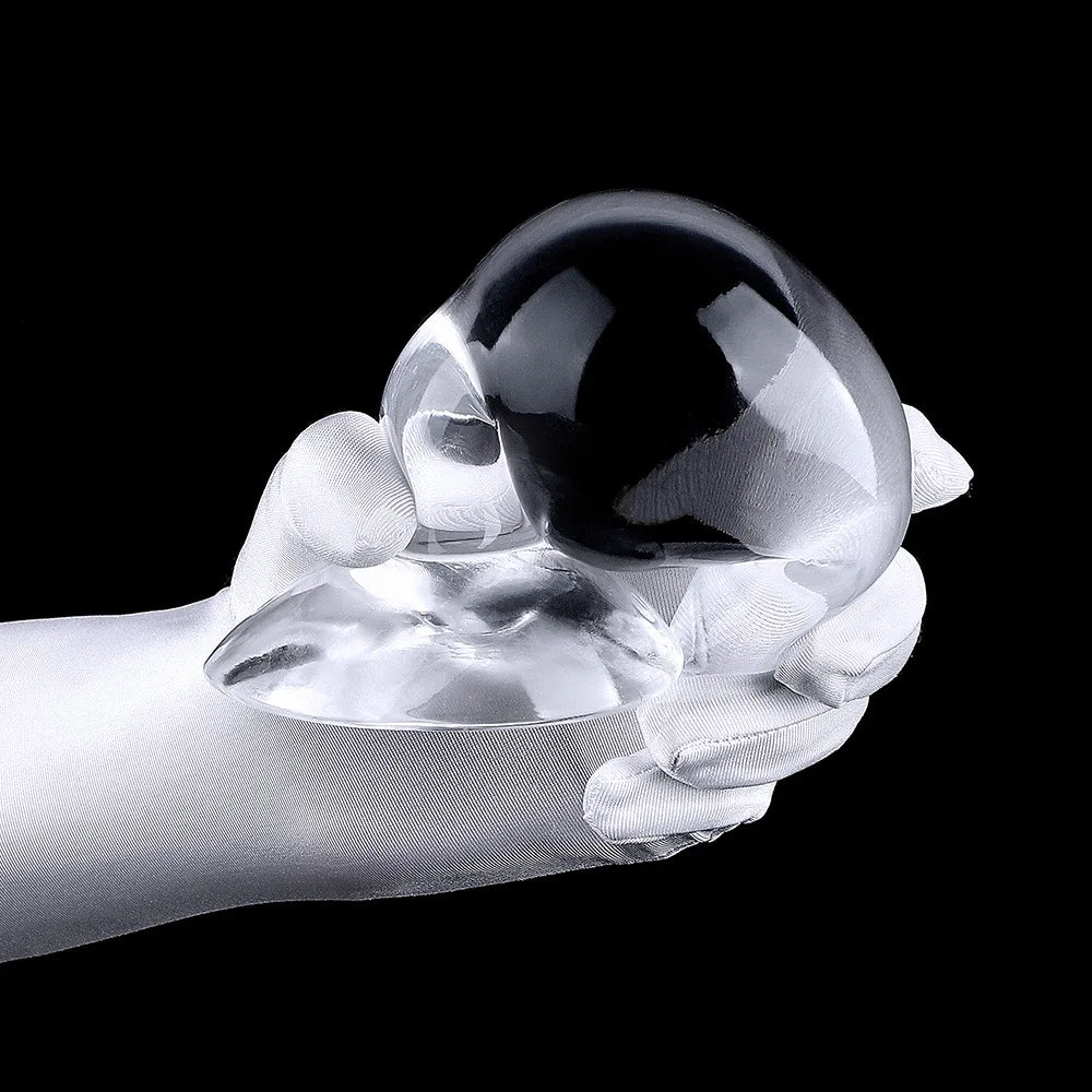 Transparent Glass Butt Plug Set – 3 Size Anal Training Dilator