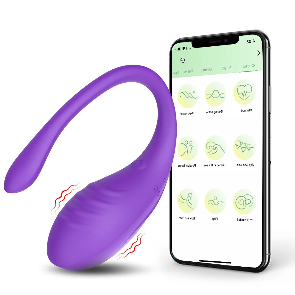 9-Speed App-Control Vibrating Egg – Wearable G-Spot & Anal Stimulator