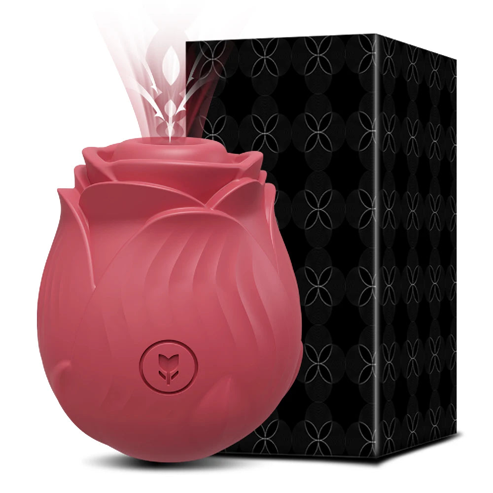 Rose Thrusting & Sucking Vibrator – 10 Modes for G-Spot & Clit Pleasure