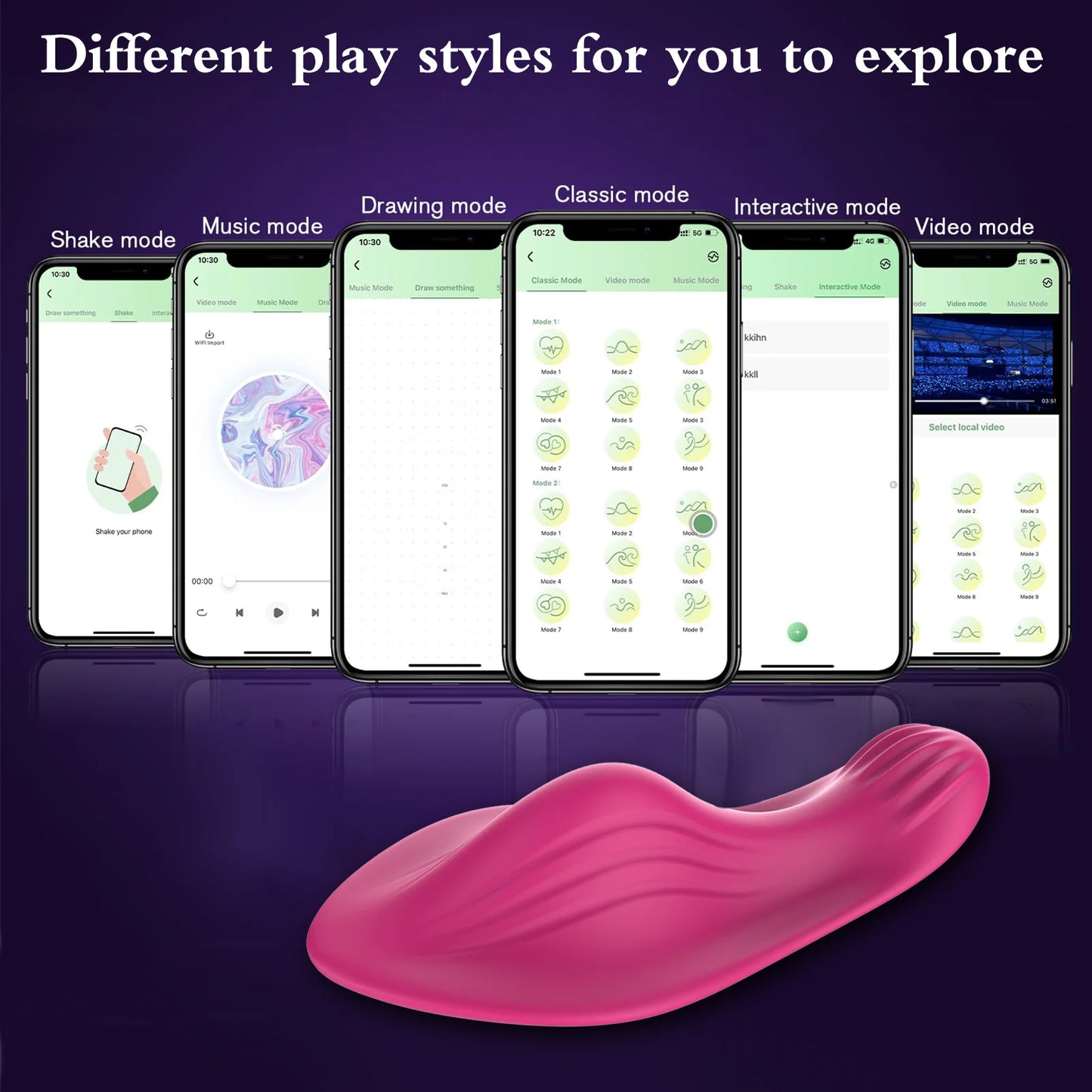 APP-Controlled Wearable Vibrating Egg – Bluetooth Clit Stimulator for Women & Couples