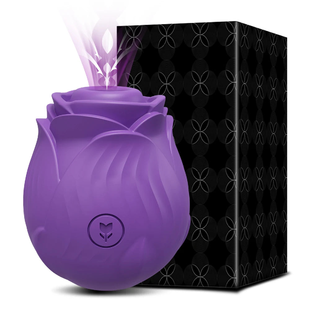 Rose Thrusting & Sucking Vibrator – 10 Modes for G-Spot & Clit Pleasure