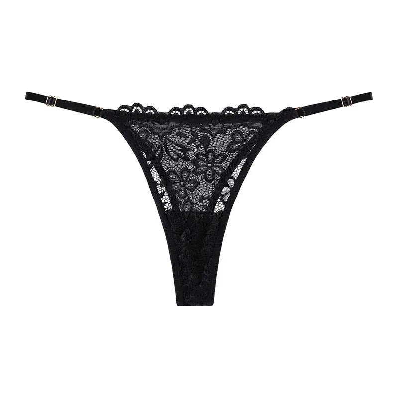 1PCS Women’s Lace Thong – Sexy Hollow Panties for Everyday Wear