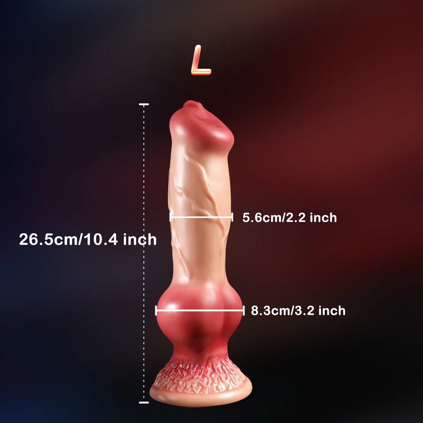 Realistic Dildo – Huge Suction Cup, Anal & Prostate Stimulator (S-XXL)