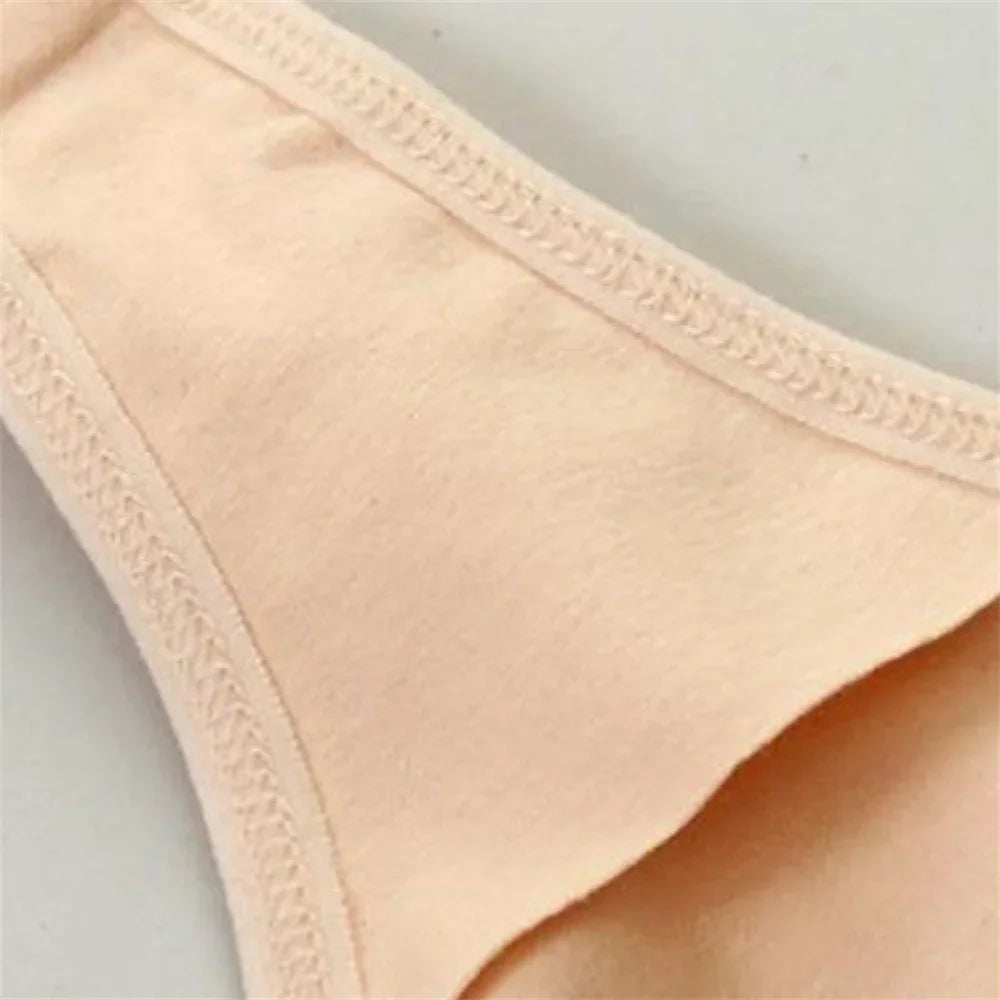 3-Piece Double Strap Cotton Thong Set – Low Rise Sexy Sports G-String